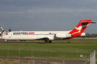 VH-YQU @ YSSY - taxiing to 34R - by Bill Mallinson