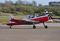G-BXIM @ EGFH - Visiting ex-Army Air Corps Chipmunk ARMY WK512/A. - by Roger Winser