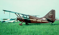 OY-AVE @ EKVJ - Stinson 108-3 Voyager [108-4874] Stauning~OY 05/06/1982. Taken from a slide. - by Ray Barber