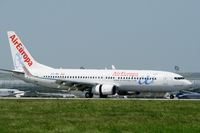 EC-JBJ @ LFPG - Boeing 737-8BK, Landing Rwy 08R, Roissy Charles De Gaulle Airport (LFPG-CDG) - by Yves-Q
