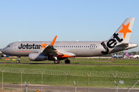 VH-VFT @ YSSY - taxiing to 34R - by Bill Mallinson