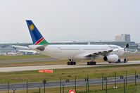 V5-ANP @ EDDF - Air Namibia A332 being towed to the terminal. - by FerryPNL