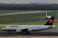 D-AIZK @ EDDL - Leaving apron at terminal A for departure on rwy 25L... - by Holger Zengler