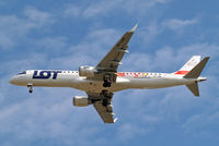 SP-LNB @ EGLL - Embraer Emb.195-200LR [19000444] (LOT Polish Airlines) Home~G 02/08/2011. On approach 27R.