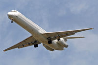 LZ-LDC @ EGLL - McDonnell Douglas DC-9-82 [49217] (Bulgarian Air Charter) Home~G 08/08/2011. On approach 27R. - by Ray Barber