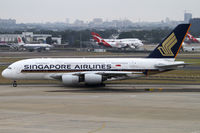 9V-SKB @ YSSY - taxiing to 16R - by Bill Mallinson
