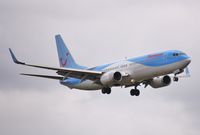 G-FDZG @ EGHH - Approach to 08 in latest colours - by John Coates