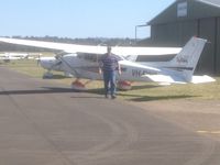 VH-FWC @ YCBA - At Cobar airport