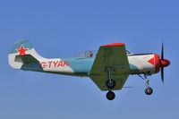 G-TYAK @ EGBR - Departing - by John Coates