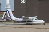 N411ET @ KMKC - Aero Commander 500B - by Mark Pasqualino