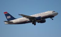 N758US @ PBI - US Airways A319