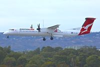 VH-LQD @ YPPH - 2011 De Havilland Canada DHC-8-402Q, c/n: 4371 landing at Perth - by Terry Fletcher