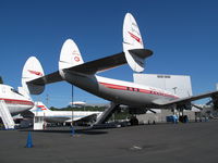 CF-TGE @ KBFI - Trans-Canada Air Lines-TCA. Lockheed L-1049G Super Constellation. CF-TGE 405 cn 4544. Seattle - Boeing Field King County International (BFI KBFI). Image © Brian McBride. 01 September 2012 - by Brian McBride