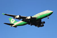 B-16412 @ KSEA - EVA Air. 747-45E. B-16412 cn 29112 1159. Seattle Tacoma - International (SEA KSEA). Image © Brian McBride. 07 May 2013 - by Brian McBride
