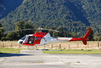 ZK-HFK @ NZFH - ZK-HFK  Glacier Helicopters  at Fox Glacier heliport 29.4.11 - by GTF4J2M