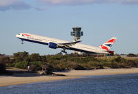 G-STBA @ YSSY - British Airways. 777-336ER. G-STBA cn 40542 879. Sydney - Kingsford Smith International (Mascot) (SYD YSSY). Image © Brian McBride. 04 August 2013 - by Brian McBride