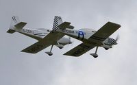 G-CIBM @ EGFH - Team Raven formation practice with G-CDPJ over Runway 04. - by Roger Winser