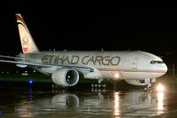 A6-DDB @ LOWG - First visit from Etihad Cargo B777-200F at Graz Airport