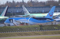 OO-JDL @ KPAE - Jetairfly. 787-8 Dreamliner. OO-JDL cn 34425 137. Pre delivery. Everett - Snohomish County Paine Field (PAE KPAE). Image © Brian McBride. 22 November 2013 - by Brian McBride