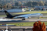 N417UP @ KPDX - UPS. 757-24APF. N417UP cn 23904 32. Portland - International (PDX KPDX). Image © Brian McBride. 22 October 2013 - by Brian McBride