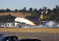 N329UP @ KBFI - UPS. 767-34AFER. N329UP cn 27755 756. Seattle - Boeing Field King County International (BFI KBFI). Image © Brian McBride. 24 July 2013 - by Brian McBride