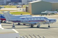 VH-VWO @ YPJT - 2001 Pilatus PC-12/45, c/n: 400 at Jandakot - by Terry Fletcher