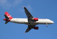 N836VA @ MCO - Virgin America A320 - by Florida Metal