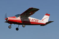 G-ECGO @ EGBR - Bolkow BO-208C Junior at The Real Aeroplane Club's Early Bird Fly-In, Breighton Airfield, April 2014. - by Malcolm Clarke
