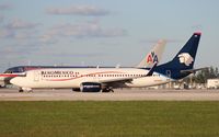 N858AM @ MIA - Aeromexico 737-800 - by Florida Metal