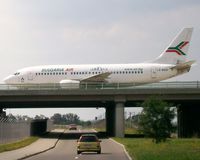 LZ-BOO @ EDDP - Bulgaria Air LZ-BOO on its way to parking-position - by Holger Zengler