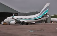 N565EL @ EGHH - Exits European  ready for delivery - by John Coates