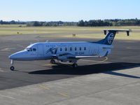 ZK-EAH @ NZPM - Air New Zealand (Eagle Airways). Raytheon 1900D. ZK-EAH cn UE-431. Palmerston North (PMR NZPM). Image © Brian McBride. 24 February 2014 - by Brian McBride