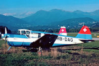 HB-DAG @ LSZA - Nord N.1203 Norecrin II [300] Lugano~HB 27/09/1984. Taken from a slide. - by Ray Barber