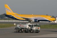 F-GZTB @ LFRB - Boeing 737-33V, Parking area, Brest-Guipavas Regional Airport (LFRB-BES - by Yves-Q
