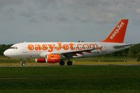 G-EZDA @ LFRB - Airbus A319-111, Take off rwy 25L, Brest-Guipavas Airport (LFRB-BES) - by Yves-Q