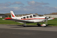G-SIMY @ EGBR - aPiper PA-32-300 Cherokee Six at The Real Aeroplane Club's Early Bird Fly-In, Breighton Airfield, April 2014. - by Malcolm Clarke