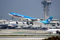 F-OJTN @ KLAX - Air Tahiti Nui. A340-313X. F-OJTN cn 395. Los Angeles - International (LAX KLAX). Image © Brian McBride. 11 May 2013 - by Brian McBride
