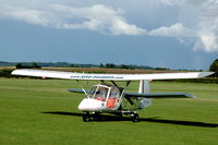 UNKNOWN @ EGTH - No.87 - 62-ANO - Avions Mignet HM100 Balerit - Tour de France ULM 2009 - Anniversaire Louis Bleriot. (reg'n. not known) - by Eric.Fishwick