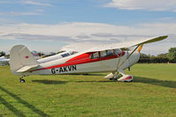 G-AKVN @ EGBR - Aeronca 11AC Chief  at The Real Aeroplane Club's Pre-Hibernation Fly-In, Breighton Airfield, October 2013. - by Malcolm Clarke