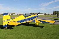 G-TWOO @ EGBR - Extra EA-300-200 at The Real Aeroplane Club's Pre-Hibernation Fly-In, Breighton Airfield, October 2013. - by Malcolm Clarke