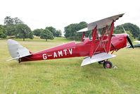G-AMTV @ X1WP - De Havilland DH-82A Tiger Moth II  at The De Havilland Moth Club's 28th International Moth Rally at Woburn Abbey. August 2013. - by Malcolm Clarke