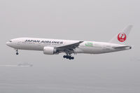 JA707J @ VHHH - Japan Airlines