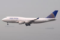 N181UA @ VHHH - United Airlines