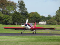 ZK-ZSO @ NZAR - Winding up the elastic band at end of runway. - by magnaman