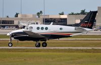 N36TG @ KPBI - Beech King Air C90  taxying - by FerryPNL