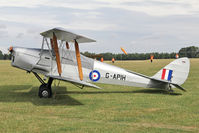 G-APIH @ X1WP - De Havilland DH-82A Tiger Moth II at The De Havilland Moth Club's 28th International Moth Rally at Woburn Abbey. August 2013. - by Malcolm Clarke