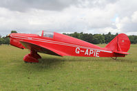 G-APIE @ X1WP - Tipsy Belfair at The De Havilland Moth Club's 28th International Moth Rally at Woburn Abbey. August 2013. - by Malcolm Clarke