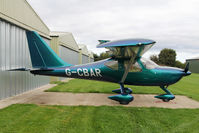 G-CBAR @ X5FB - Stoddard-Hamilton Glastar, Fishburn Airfield UK, September 2013. - by Malcolm Clarke