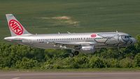 OE-LEF @ EDDR - on final RW09 - by Friedrich Becker
