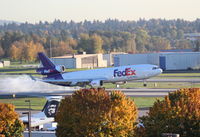 N614FE @ KPDX - FedEx Express. MD-11F. N614FE cn 48528 507. Portland - International (PDX KPDX). Image © Brian McBride. 22 October 2013 - by Brian McBride